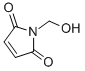 structure of CAS# 5063-96-7, N-Maleimidomethanol;1-Methylol-3-Pyrroline-2,5-Quinone;1H-Pyrrole-2,5-Dione, 1-(Hydroxymethyl);1H-Pyrrole-2,5-Dione, 1-(Hydroxymethyl)-