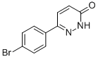 structure of CAS# 50636-57-2, 6-(4-Bromophenyl)-3(2H)-Pyridazinone;6(4-BROMOPHENYL)-3(2H)PYRIDAZINONE