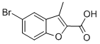 structure of CAS# 50638-08-9, 5-Bromo-3-Methyl-Benzofuran-2-Carboxylic Acid;5-Bromo-3-Methyl-Benzofuran-2-Carboxylate;5-Bromo-3-Methyl-2-Benzofurancarboxylate;Zinc03272774