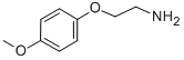 structure of CAS# 50800-92-5, 2-(4-Methoxyphenoxy)Ethylamine;2-(4-Methoxyphenoxy)Ethylammonium;Zinc02144794