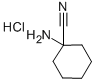 structure of CAS# 50846-38-3, 1-Aminocyclohexanecarbonitrile Hydrochloride;1-Amino-1-Cyclohexanecarbonitrile Hydrochloride;1-Aminocyclohexanecarbonitrile Hydrochloride;Cyano-1 Amino-1 Cyclohexane Hydrochloride