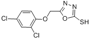 CAS#: 50848-29-8， 5-[(2,4-Dichlorophenoxy)Methyl]-1,3,4-Oxadiazole-2-Thiol