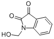结构式 CAS# 50899-59-7, 1-(羟基甲基)-吲哚-3-二酮