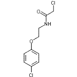 结构式 CAS# 50911-69-8, 2-氯-N-[2-(4-氯苯氧基)乙基]乙酰胺