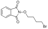 结构式 CAS# 5093-32-3, N-(4-溴丁氧基)邻苯二甲酰亚胺