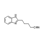 CAS 登录号：51100-92-6， 5-(1H-苯并咪唑-2-基)戊腈