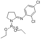 CAS#: 51170-88-8， (2-((2,4-Dichlorophenyl)Imino)-1-Pyrrolidinyl)-Phosphonothioic Acid O,O-Diethyl Ester