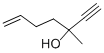 structure of CAS# 51193-99-8, 3-Methyl-6-Hepten-1-Yn-3-Ol;3-Methyl-6-Hepten-1-Yn-3-Ol;Sbb009072;Nsc30229