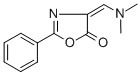 structure of CAS# 51254-00-3, 4-[(Dimethylamino)Methylene]-2-Phenyl-1,3-Oxazol-5(4H)-One;4-(Dimethylaminomethylidene)-2-Phenyl-1,3-Oxazol-5-One;4-(Dimethylaminomethylene)-2-Phenyl-Oxazol-5-One;(4Z)-4-(Dimethylaminomethylene)-2-Phenyl-Oxazol-5-One