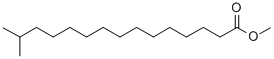 structure of CAS# 5129-60-2, Methyl 14-Methylpentadecanoate;14-Methylpentadecanoic Acid Methyl Ester;Methyl Isopalmitate;Pentadecanoic Acid, 14-Methyl-, Methyl Ester