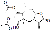 CAS#: 51292-55-8， (3aR,3aalpha,7aalpha,9aalpha)-6alpha,7alpha-Bis(Acetyloxy)-3a,4,4a,5,6,7,7a,8,9,9alpha-Decahydro-5beta-Hydroxy-4abeta,8alpha-Dimethyl-3-Methyleneazuleno[6,5-b]Furan-2(3H)-One