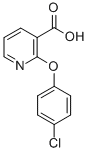结构式 CAS# 51362-37-9, 2-(4-氯苯氧基)烟酸