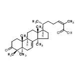 CAS#: 514-49-8， (24Z)-3-Oxolanosta-7,24-Dien-26-Oic Acid