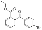 structure of CAS# 51476-11-0, 4-Bromo-2'-Carboethoxybenzophenone;2-[(4-Bromophenyl)-Oxomethyl]Benzoic Acid Ethyl Ester;2-(4-Bromobenzoyl)Benzoic Acid Ethyl Ester;Ethyl 2-(4-Bromophenyl)Carbonylbenzoate