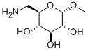 structure of CAS# 5155-47-5, Methyl 6-Amino-6-Deoxy-Galactopyranoside;Methyl 6-Amino-6-Deoxy-Alpha-D-Glucopyranoside;1-O-Methyl-6-Deoxy-6-Amino-Α-D-Glucopyranose;Methyl 6-Amino-6-Deoxy-Α-D-Glucopyranoside