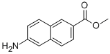 结构式 CAS# 5159-59-1, 6-氨基-2-萘甲酸甲酯