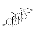 CAS#: 516-39-2， (3beta,5alpha,11beta)-Pregnane-3,11,17,20,21-Pentol