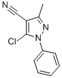structure of CAS# 51626-33-6, 5-Chloro-3-Methyl-1-Phenyl-1H-Pyrazole-4-Carbonitrile