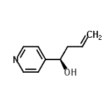 CAS 登录号：517907-58-3， (1R)-1-(4-吡啶基)-3-丁烯-1-醇