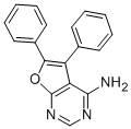 结构式 CAS# 5207-52-3, 5,6-二苯基呋喃并[2,3-d]嘧啶-4-胺