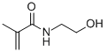 structure of CAS# 5238-56-2, N-(2-Hydroxyethyl) Methacrylamide;N-(2-Hydroxyethyl)-2-Methylprop-2-Enamide 97+%;N-(2-Hydroxyethyl)-2-Methyl-2-Propenamide;N-(2-Hydroxyethyl)Methacrylamide, Hemam