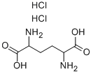 structure of CAS# 52408-04-5, 2,5-Diaminoadipic Acid Dihydrochloride;2,4-DIAMINO-HEXANEDIOIC ACID DIHYDROCHLORIDE;2,5-Diamino-Hexanedioic Acid Dihydrochloride;2,5-Diaminoadipic Acid Dihydrochloride