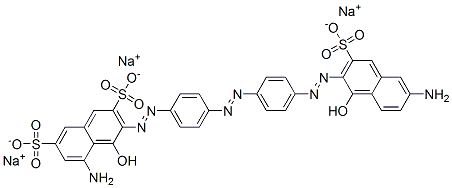 CAS#: 52469-76-8， Trisodium 5-Amino-3-[[4-[[4-[(6-Amino-1-Hydroxy-3-Sulphonato-2-Naphthyl)Azo]Phenyl]Azo]Phenyl]Azo]-4-Hydroxynaphthalene-2,7-Disulphonate