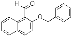structure of CAS# 52805-48-8, 2-(Benzyloxy)-1-Naphthaldehyde;2-(Phenylmethoxy)-1-Naphthalenecarboxaldehyde;2-(Benzyloxy)Naphthalene-1-Carbaldehyde;2-(Benzyloxy)-1-Naphthaldehyde