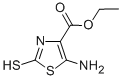 structure of CAS# 52868-64-1, 5-Amino-2,3-Dihydro-2-Thioxo-4-Thiazolecarboxylicacid Ethyl ester;Ethyl 5-Amino-2-Thioxo-3H-Thiazole-4-Carboxylate;5-Amino-2-Thioxo-3H-Thiazole-4-Carboxylic Acid Ethyl Ester;Nsc365623