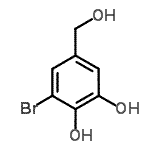 CAS 登录号：52897-61-7， 3-溴-5-(羟基甲基)-1,2-苯二酚