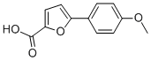 structure of CAS# 52938-99-5, 5-(4-Methoxyphenyl)-2-Furoic Acid;5-(4-Methoxyphenyl)-2-Furoic Acid(SALTDATA: FREE);5-(4-Methoxyphenyl)-Furane-2-Carboxylic Acid;5-(4-METHOXY-PHENYL)-FURAN-2-CARBOXYLIC ACID