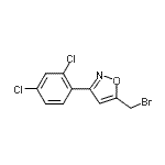 CAS#: 5301-00-8， 5-(Bromomethyl)-3-(2,4-Dichlorophenyl)-1,2-Oxazole