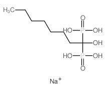 structure of CAS# 53019-19-5, 1-Hydroxyoctane-1,1-diphosphonic acid;(1-Hydroxy-1-Phosphono-Octyl)Phosphonic Acid;Sodium;1-Hydroxy-Octane-1,1-Bisphosphonate;Nsc722626