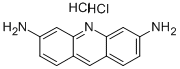 structure of CAS# 531-73-7, Proflavine Dihydrochloride;(6-Aminoacridin-3-Yl)Amine Dihydrochloride;2,8-Diaminoacridinium Chloride Hydrochloride;3,6-Diaminoacridine Dihydrochloride