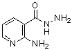 structure of CAS# 5327-31-1, 2-Amino-Nicotinic Acid Hydrazide;2-Amino-3-Pyridinecarbohydrazide;2-Aminonicotinohydrazide;Nicotinic Acid, 2-Amino-, Hydrazide
