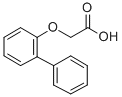 structure of CAS# 5348-75-4, (Biphenyl-2-Yloxy)-Acetic Acid;2-(2-Phenylphenoxy)Ethanoate;Zinc01448462