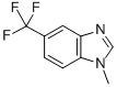 structure of CAS# 53483-66-2, 1-Methyl-5-Trifluoromethylbenzimidazole;1H-Benzimidazole,1-Methyl-5-(Trifluoromethyl)-(9CI);1-METHYL-5-TRIFLUOROMETHYLBENZIMIDAZOLE