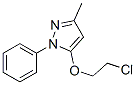 CAS 登录号：5372-11-2， 5-(2-氯乙氧基)-3-甲基-1-苯基-1H-吡唑