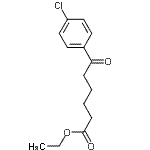 结构式 CAS# 54029-05-9, 乙基6-(4-氯苯基)-6-氧代己酸酯