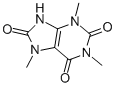 structure of CAS# 5415-44-1, 1,3,7-Trimethyluric Acid;Nsc 11259;Nsc 95858