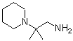 结构式 CAS# 54151-73-4, 1-(2-氨基-1,1-二甲基乙基)哌啶