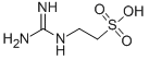 structure of CAS# 543-18-0, Guanidinoethanesulfonic Acid;2-Guanidinoethanesulfonic Acid;Aids144455;Nsc667063