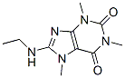 CAS 登录号：5436-10-2， 8-乙基氨基-1,3,7-三甲基-嘌呤-2,6-二酮