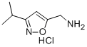 结构式 CAS# 543713-30-0, 3-异丙基-异恶唑-5-基甲胺盐酸盐