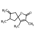 CAS#: 543720-08-7， 3,4,7-Trimethyl-8-Methylene-1-Oxaspiro[4.4]Non-3-En-2-One
