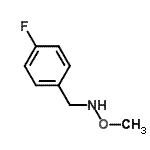 structure of CAS# 543730-31-0, 1-(4-Fluorophenyl)-N-Methoxymethanamine;N-(4-fluorobenzyl)-O-methylhydroxylamine