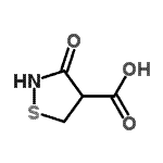 CAS 登录号：543740-58-5， 3-氧代异噻唑烷-4-羧酸