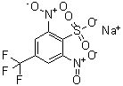 structure of CAS# 54495-25-9, 2,6-Dinitro-4-Trifluoromethylbenzenesulfonic Acid Sodium Salt;2,6-DINITRO-4-TRIFLUOROMETHYLBENZENESULFONIC ACID SODIUM SALT 95+%;2,6-DINITRO-4-(TRIFLUOROMETHYL)BENZENESULPHONIC ACID, SODIUM SALT;2,6-DINITRO-4-TRIFLUOROMETHYLBENZENESULFONIC ACID SODIUM SALT