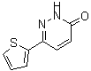 structure of CAS# 54558-07-5, 6-(2-Thienyl)-3(2H)-Pyridazinone;3(2H)-pyridazinone, 6-(2-thienyl);6-(2-thienyl)-2-hydropyridazin-3-one;6-(2-thienyl)-3(2H)-pyridazinone