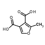 CAS 登录号：54576-44-2， 2-甲基-3,4-呋喃二甲酸